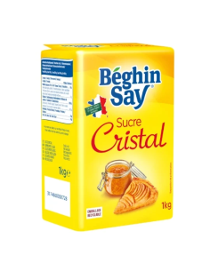 SUCRE CRISTAL EN POUDRE BOITE BEGHIN SAY 1KG