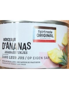BIO ANANAS MORC.SIROP FAIRTRADE 227G