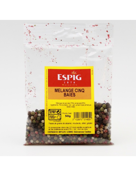 MELANGE CINQ BAIES 50G ESPIG