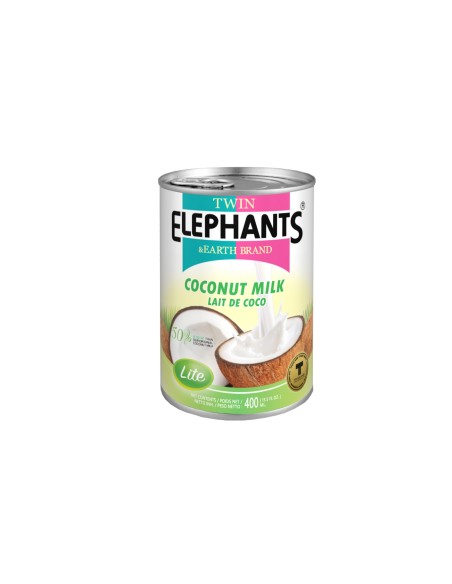 LAIT COCO TWIN ELEPHANTS LITE 400ML