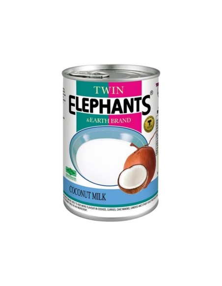 LAIT COCO TWIN ELEPHANTS  LITE 400ML*24/CT