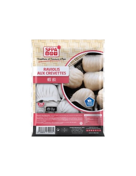 RAVIOLI CREVETTE HAKAO SFPA 20P
