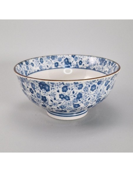 BOL DE RIZ CERAMIQUE FLEURS 11,4CM