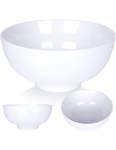 BOL SOUPE GRANDE CERAMIQUE NEIGE 21CM