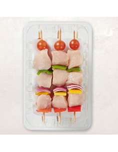 BROCHETTE POULET AVEC POIVRON 1KG