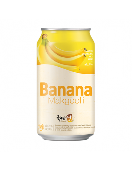 VIN DE RIZ MAKGEOLLI BANANE 4% 350ML