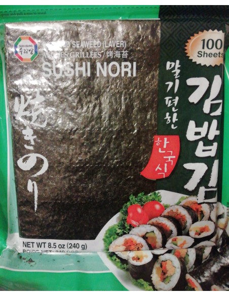 FEUILLE SUSHI SURASANG 100F 240G*24/CT