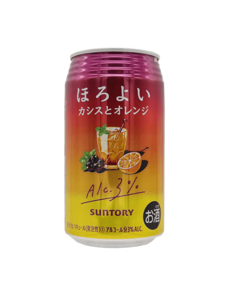 SODA CASSIS ORANGE SUNTORY HOROYOI ALC3% 350ML