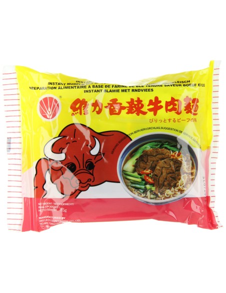 NOUILLE A.BOEUF JAUNE WEI LIH 85G