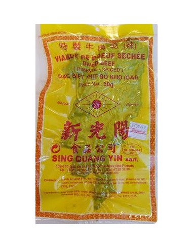 BOEUF SECHE EPICE SQY 50G