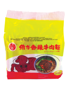 NOUILLE A.BOEUF JAUNE WEI LIH 85G*5/PACK