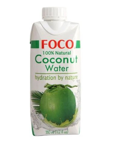 BOISSON EAU COCO NATURE FOCO 330ML*12/CT