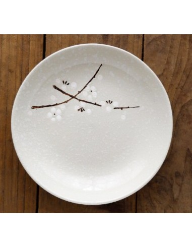 ASSIETTE CERAMIQUE NEIGE 18,8CM
