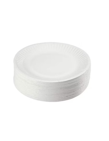 ASSIETTE JETABLE CARTON 18CM 100P