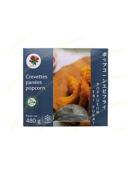 BEIGNET CREVETTE POP CORN HALAL RED ROSES 480G