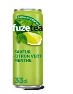 BOISSON FUZETEA CITRON MENTHE 330ML