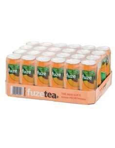 BOISSON FUZETEA PECHE CANETTE 33CL*24/PACK