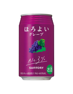 SODA RAISIN  SUNTORY HOROYOI ALC 3% 350ML