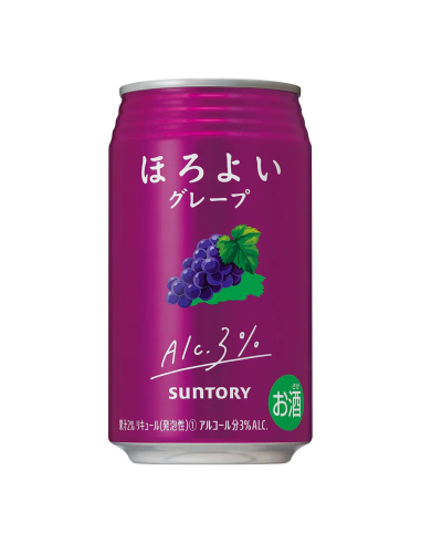SODA RAISIN  SUNTORY HOROYOI ALC 3% 350ML
