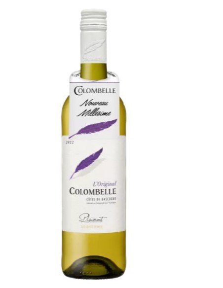 VIN BLANC SEC COTE DE GASCOGNE COLOMBELLE 750ML
