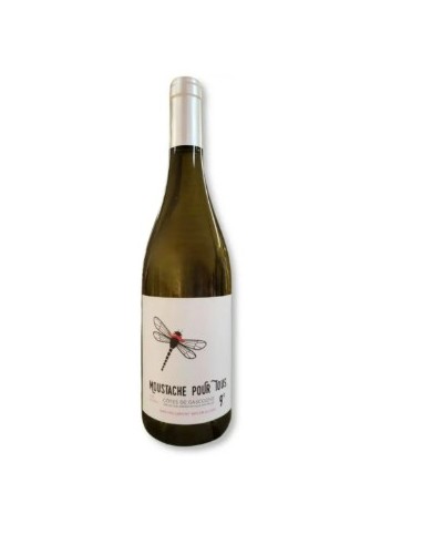 VIN BLANC MOELLEUX MOUSTACHE POUR TOUS COTE GASCOGNE 750ML