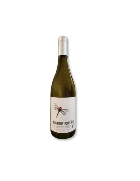 VIN BLANC MOELLEUX MOUSTACHE POUR TOUS COTE GASCOGNE 750ML