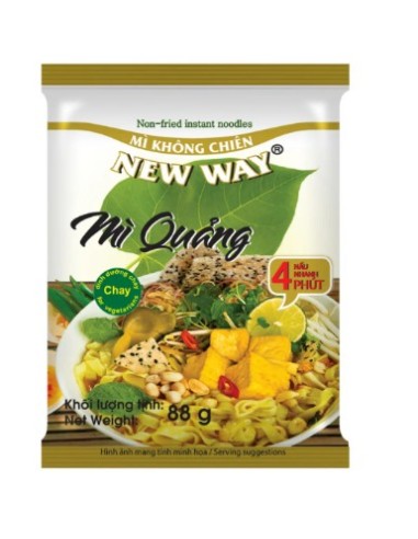 VERMICELLE RIZ INST MI QUANG VEGETARIEN NEW WAY 88G*30/CT