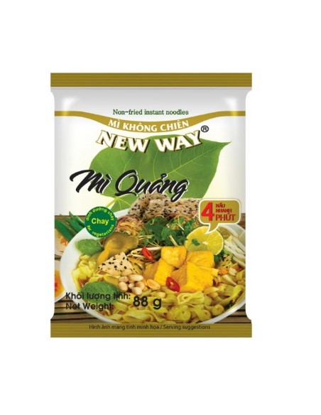 VERMICELLE RIZ INST MI QUANG VEGETARIEN NEW WAY 88G