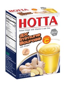 BOISSON INST GINGEMBRE AVEC ZINC ET VITAMIN C HOTTA 30G