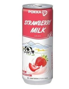 BOISSON LAIT A LA FRAISE POKKA 240ML*30/CT