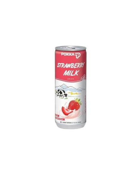 BOISSON LAIT A LA FRAISE POKKA 240ML*30/CT