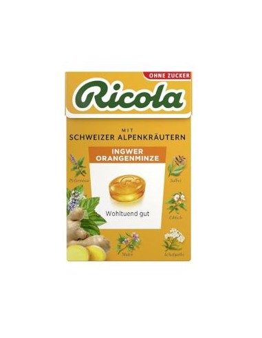 BONBON CITRON GINGEMBRE MENTHE SANS SUCRE SINA 36G