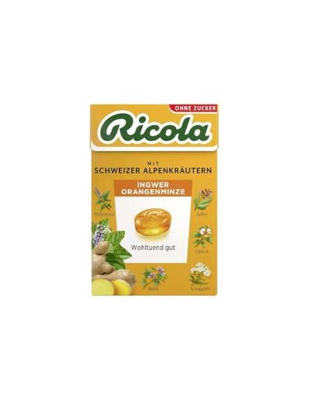 BONBON CITRON GINGEMBRE MENTHE SANS SUCRE SINA 36G